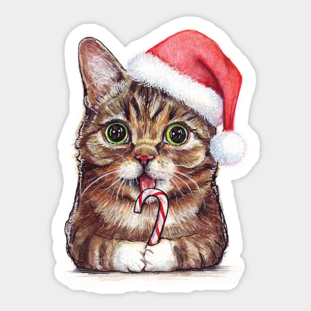 Lil Santa Sticker by Olechka